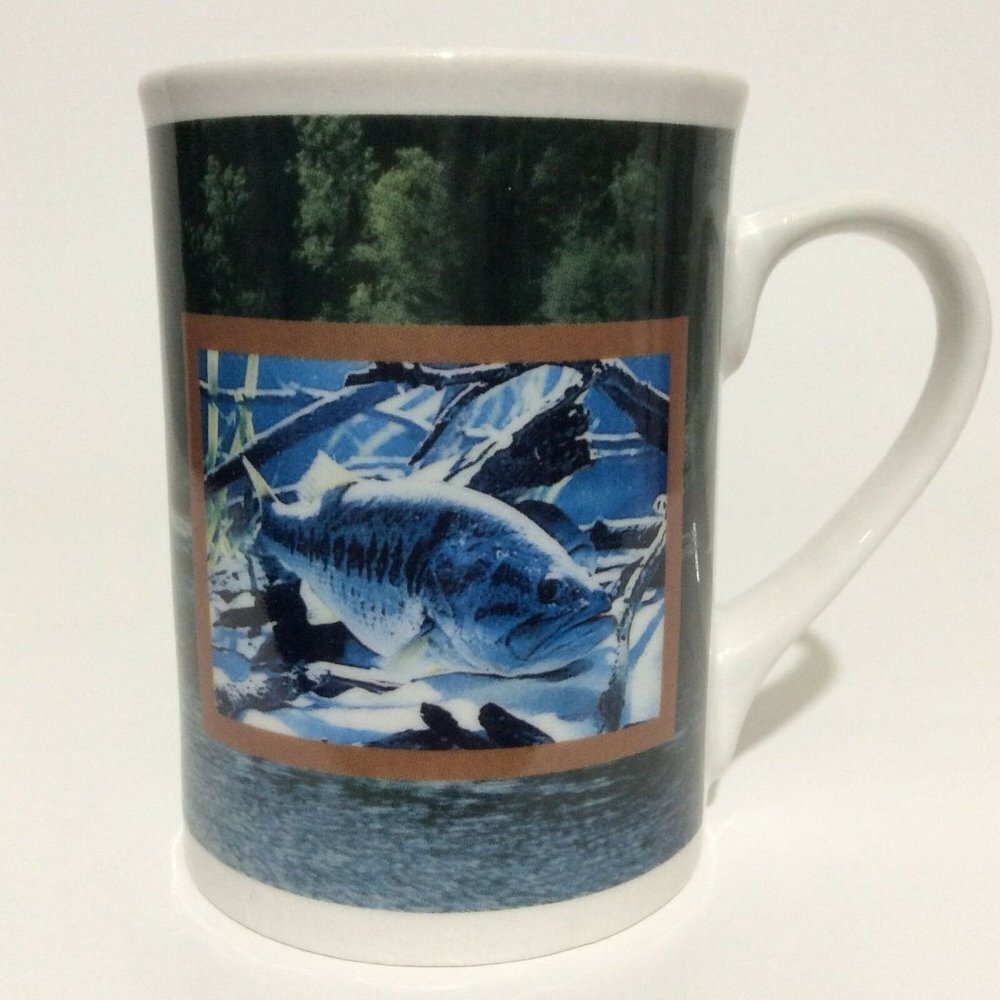 COFFEE Mug Cup Cedar Key Fish 12 Oz
